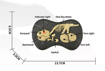 DINOSAURIO + CONTROL REMOTO